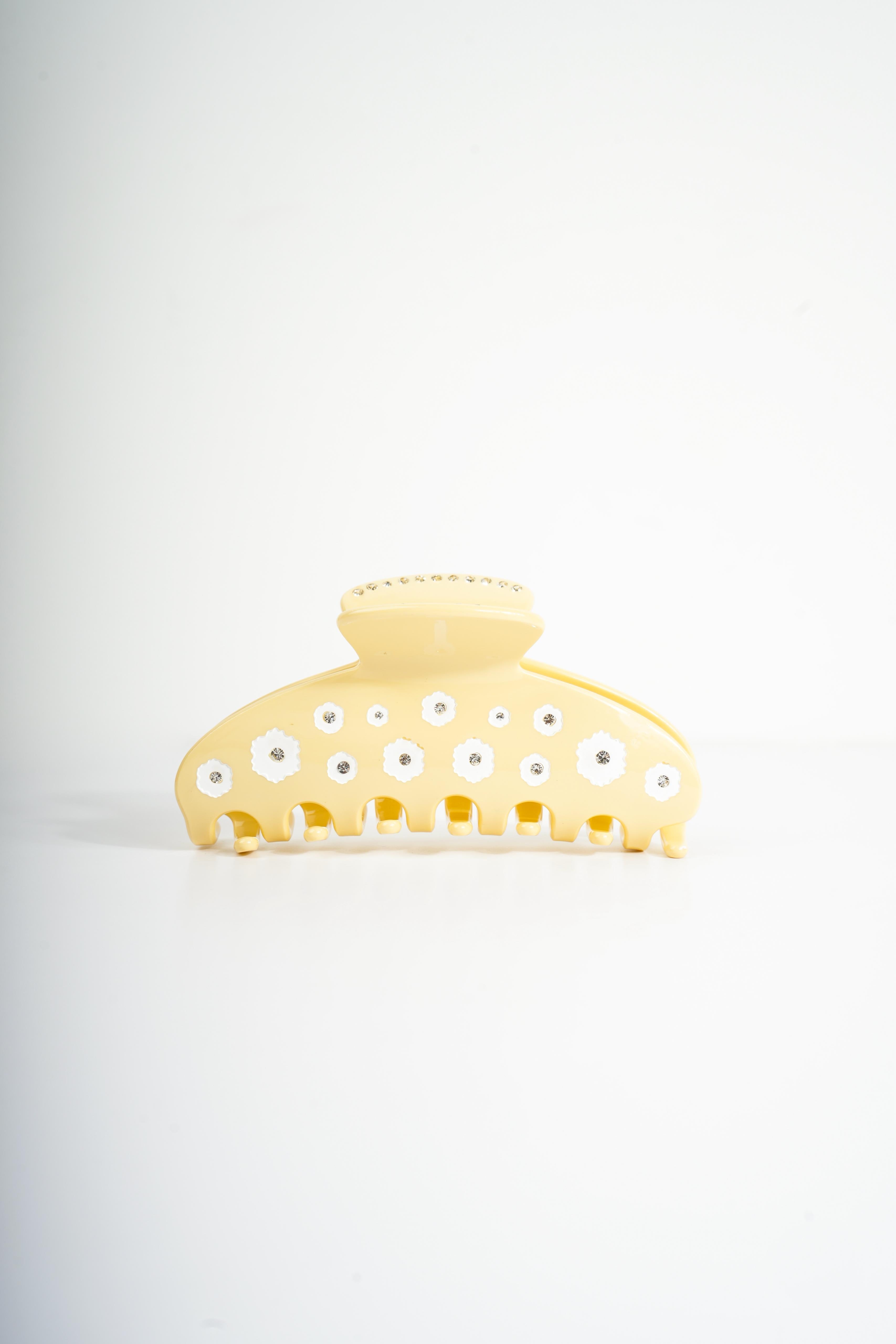 Hair Clip - Clean by Ahood x Casalfe - Yellow Floral